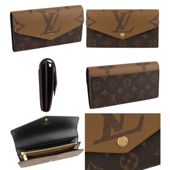 Louis Vuitton Bifold Monogram Hardware Gold Long Wallet Handbag - Picture 2 of 2